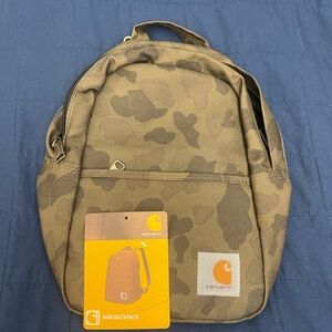 NEW WITh TAG Carhartt Brown Backpack Durable Canvas Design